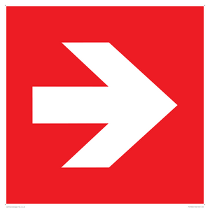Right arrow (white on red background)